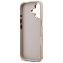 iPhone 17 - Custodia Guess Metal Logo Gold, rosa GUHCP17S4GMGCPI – Bild 6