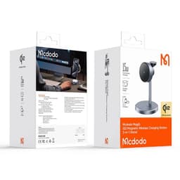 McDodo - Stazione di ricarica wireless magnetica 3in1 15W MagQ Stand, nero – Bild 11