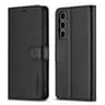 Samsung Galaxy S26 - LC.IMEEKE Wallet case with 3 card slots & magnetic closure, black