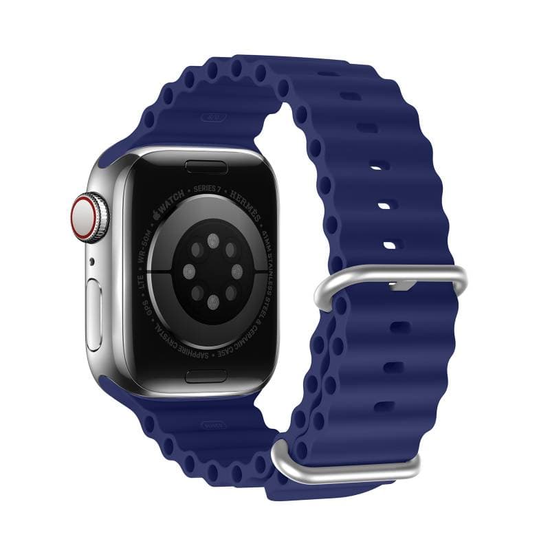Apple Watch - DUX OceanWave Version Strap - 42mm/44mm/45mm/46mm(10.Gen)/49mm, Blau – 2