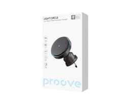 Proove - Light Cicle Car Mount with Wireless Charger, Schwarz – Bild 4