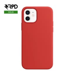 iPhone 12 / 12 Pro - Silicone Case Rot, solid – Bild 1