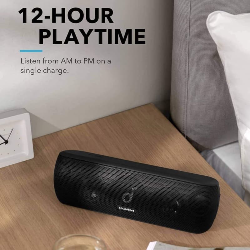 Soundcore Motion+ Bluetooth Speaker, IPX7 waterproof, black A3116 – 4