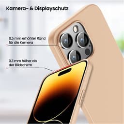 iPhone 12 Pro Max - X-Level Guardian Backcase made of TPU, ultra thin & flexible, camera protection, gold – Bild 3