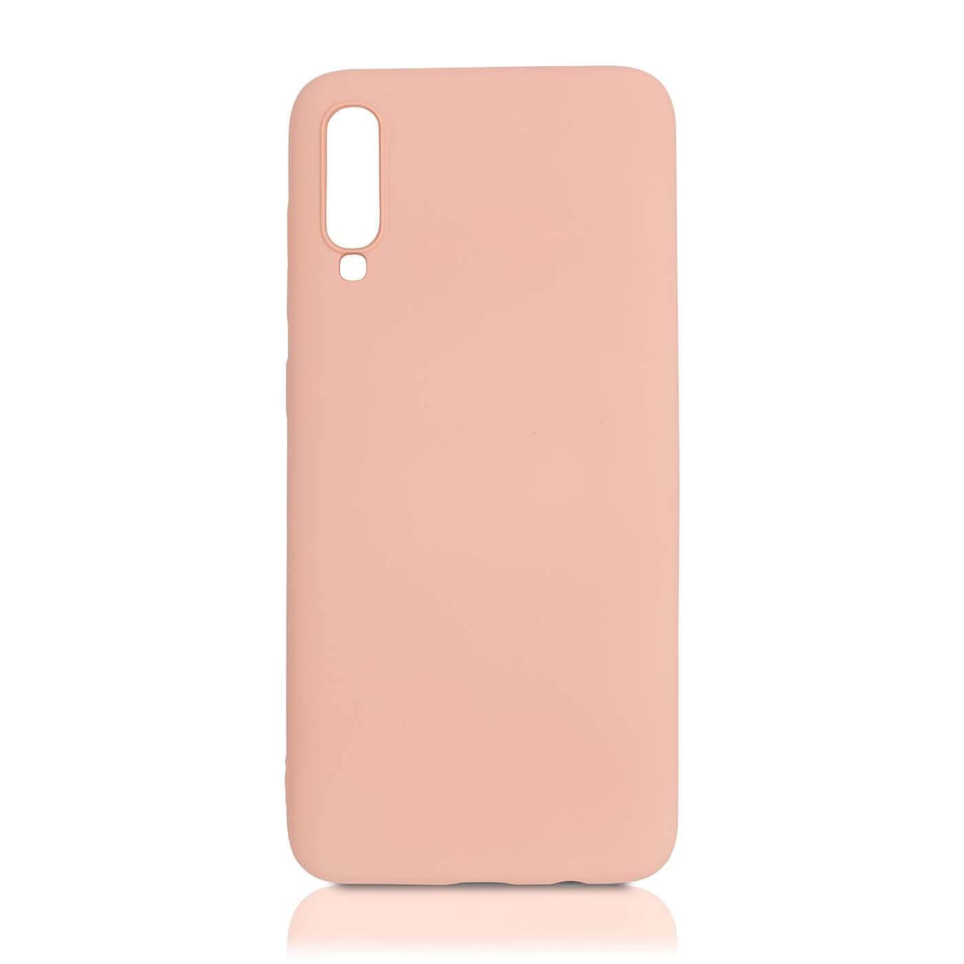 Samsung Galaxy A70 - Étui en silicone , rose clair
