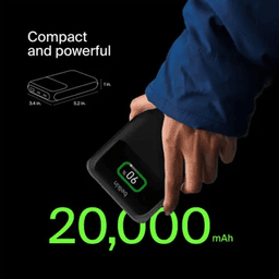 Belkin - BoostCharge Pro Powerbank with 2x USB-C and USB-A 65W Port + USB-C to USB-C Cable, Black – Bild 8