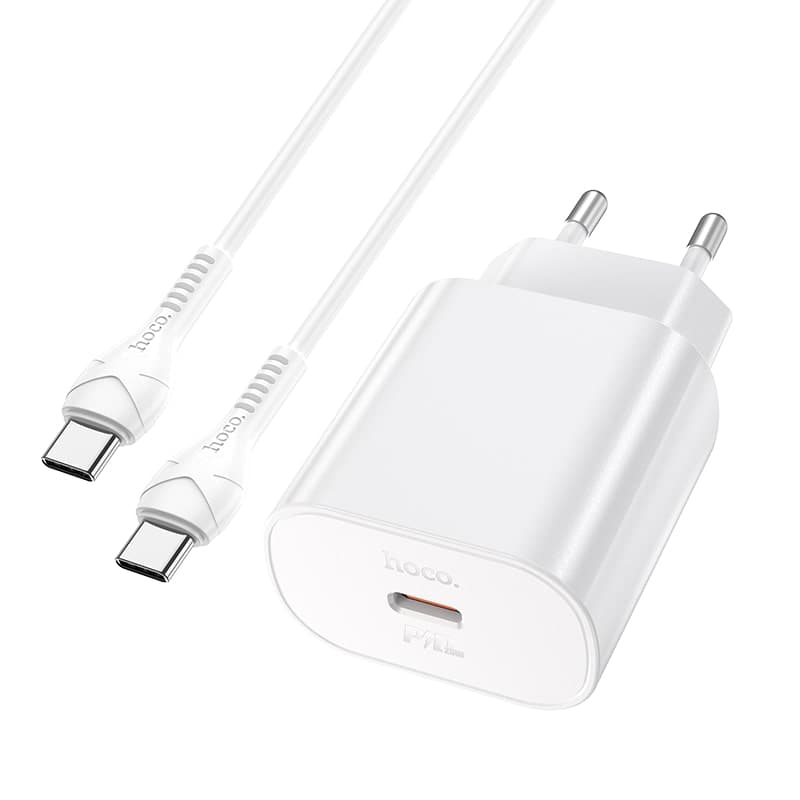 HOCO PD25W charger set with Type-C to Type-C cable (N22) – 4