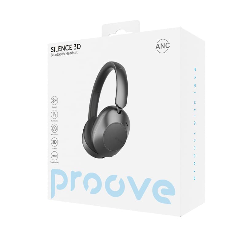 Proove - Silence 3D Bluetooth headset with noise canceling, black – 2