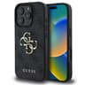 iPhone 16 Pro - Guess Metal Logo Case noir GUHCP16L4GMGGR