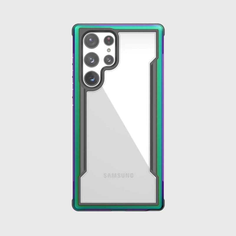 Samsung Galaxy S23 Ultra - Custodia Raptic/X-Doria Defence Shield con cornice iridescente – 4