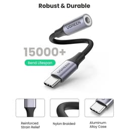 Ugreen – USB-C auf 3.5 mm DAC Kopfhöreradapter (AV161 / 80154), grau/schwarz – Bild 6