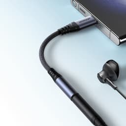 Joyroom - SY-C01 Audio-Transfer Serie Adapter (Type-C zu 3,5mm), Schwarz – Bild 7