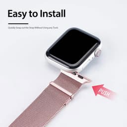 Apple Watch - Cinturino DUX versione milanese - 38mm/40mm/41mm/42mm(10.Gen), rosa – Bild 5