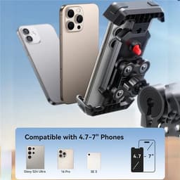 Joyroom - Support de téléphone portable pour vélo, noir (JR-ZS428) – Bild 5