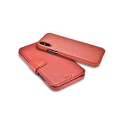 iPhone X/XS iCarer Detachable PU Leather Wallet Case red – Bild 3