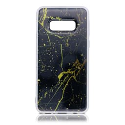 Samsung S10e - Marbre noir & paillettes d'or – Bild 1