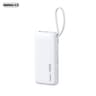 REMAX RPP-676 Xiaoxiao 2.1A Powerbank 5000mAh con cavo iPhone, bianco