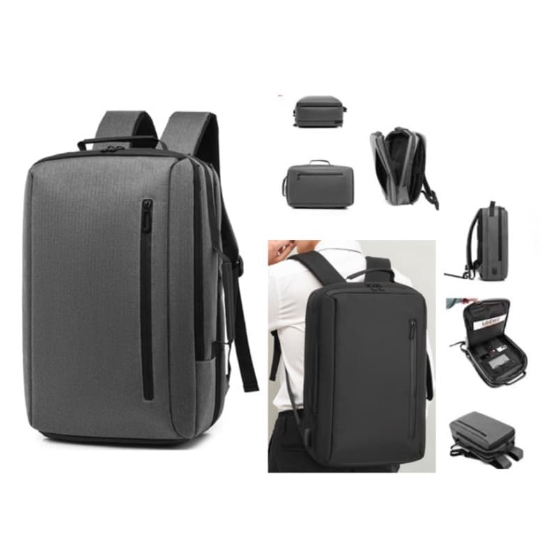 Okade - S8837 Laptop backpack - Business and everyday - For laptops up to 15.6" - Gray