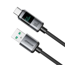 Joyroom Digital Display Fast Charging Cable (S-A16Pro) Type-A to Type-C, 1.2m, Schwarz – Bild 7
