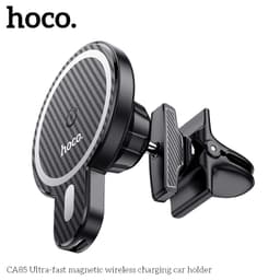 Hoco CA85 Supporto magnetico ultraveloce per la ricarica wireless dell'auto, nero – Bild 4