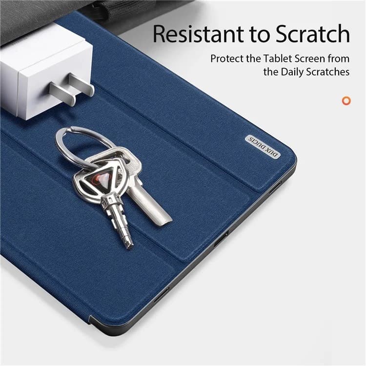 Samsung Galaxy Tab S9 - Serie Dux Ducis Domo, custodia flip stand-up, blu – 4