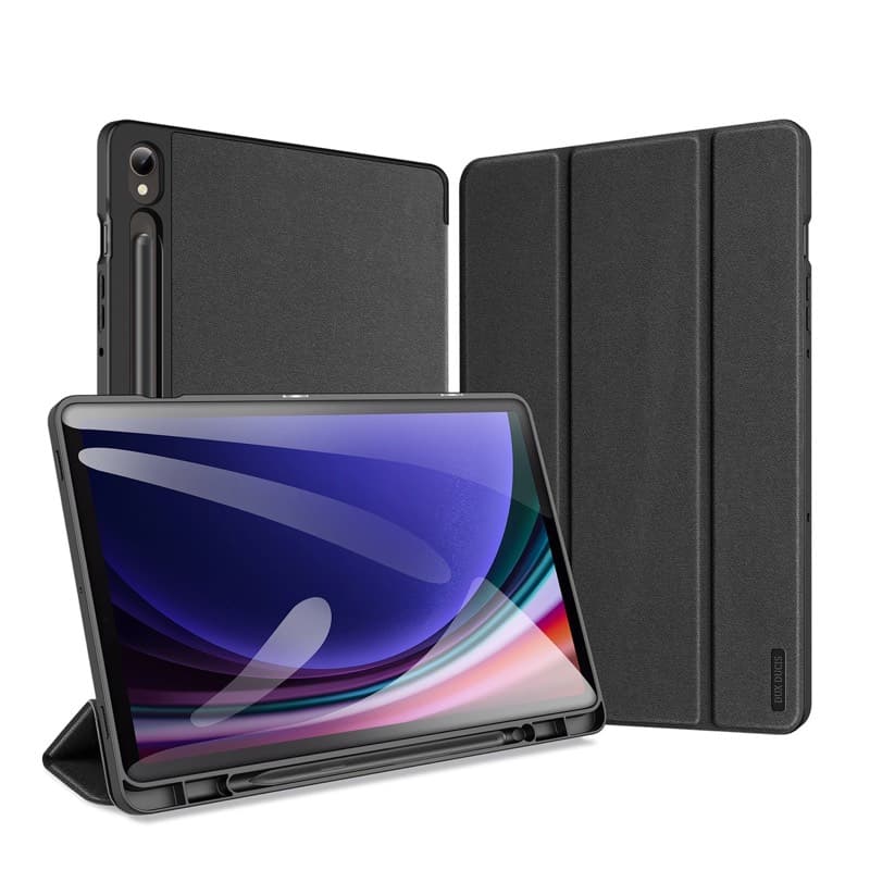 Samsung Galaxy Tab A7 LITE - Dux Ducis Domo series flip case black – 2
