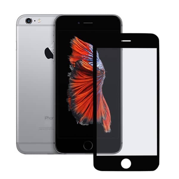 iPhone 6 Plus / iPhone 6S Plus - Tempered Glass / Panzerglas - 3D schwarz