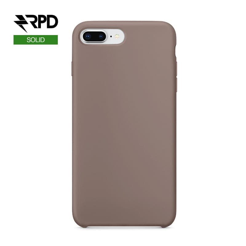 iPhone 7/8 Plus - Solid Silicone Case (kakaobrown)