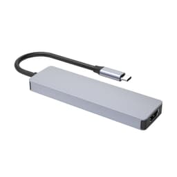 Proove - 5-in-1 HDMI Iron Link, (2x USB-A, 1x USB-A, DHMi 3840x2160 30Hz) argenté – Bild 1