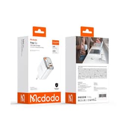 McDodo - Caricabatterie FreeGo 67W GaN con cavo retrattile, bianco – Bild 9
