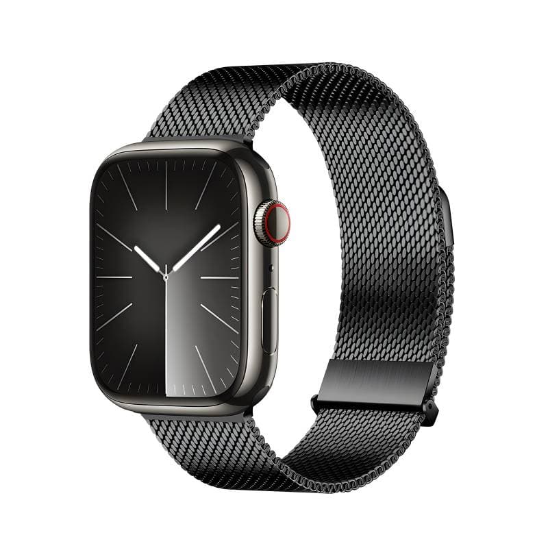 Apple Watch - DUX Milanese Pro Version Strap - 42mm/44mm/45mm/46mm(10.Gen)/49mm, Black