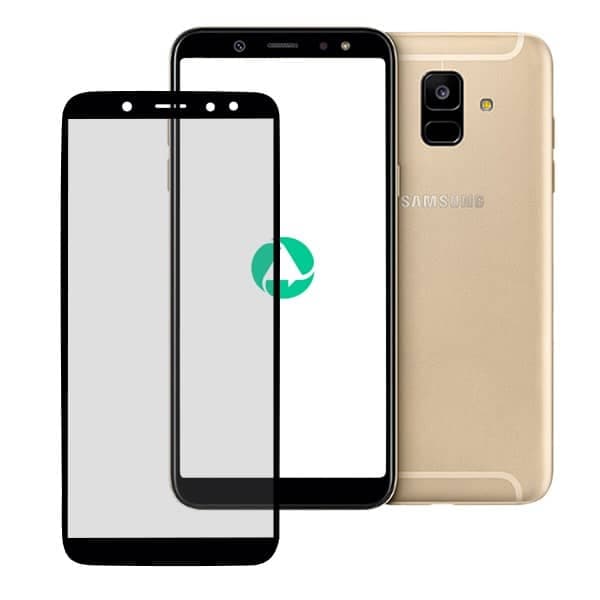 Samsung Galaxy A6 Plus 2018 - Tempered Glass / Panzerglas - Full Glue