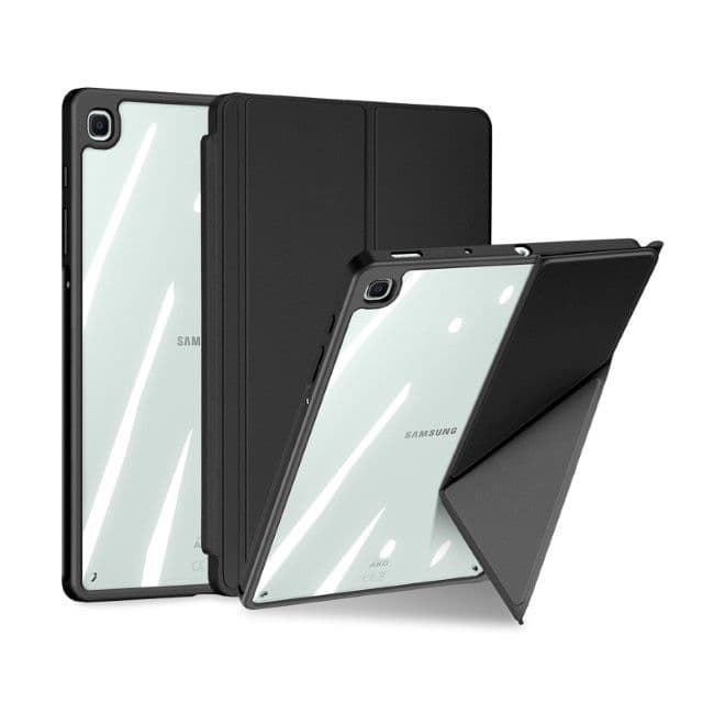 Samsung Galaxy Tab S6 Lite (2020/2022/2024) - Dux Ducis Magi Series, étui à rabat relevable, noir