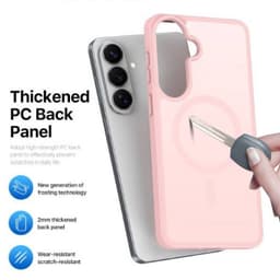 Samsung Galaxy S26 Plus - Serie Dux Ducis Yind con Magsafe in rosa chiaro – Bild 10