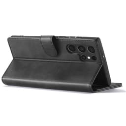 Samsung Galaxy S26 Ultra - Etui portefeuille LC.IMEEKE avec 3 emplacements pour cartes & fermeture magnétique, noir – Bild 4