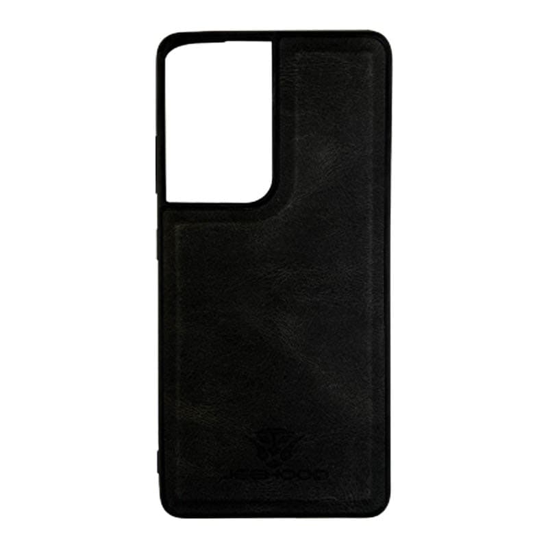 Samsung S21 Ultra - Jeehood leather Black case