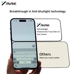 ANANK 2.5D Transparent Anti-Blue-Light Edition - Anti-blue light armored glass for iPhone 16e/17e – Bild 5