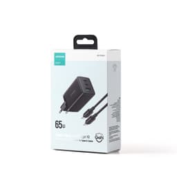 Joyroom - 65W GaN Ultra 2C1A Schnellladegerät + 100W USB-C zu USB-C Kabel (1,2m), Schwarz (EU) (TCG01) – Bild 9