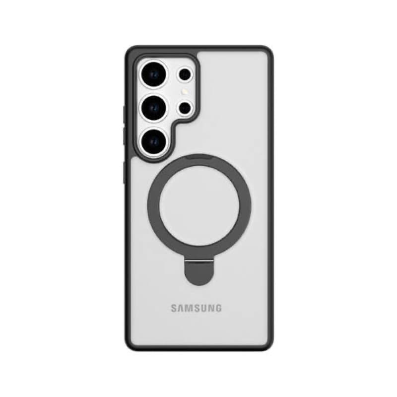 Samsung Galaxy S25 Ultra - Custodia Raptic Clear Air Stand (magnetica), nero – 2