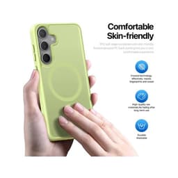 Samsung Galaxy S25 - Dux Ducis Yind Series avec Magsafe en vert citron vert – Bild 3
