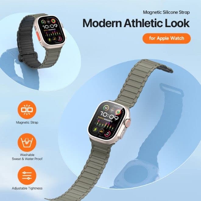 Apple Watch - DUX KJ Version Strap (42-49mm) Dark Olive – 4