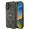 iPhone 16 Plus Guess MagSafe BackCase Braun