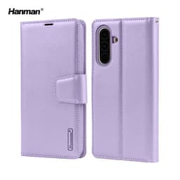 Samsung Galaxy A17 5G (2025) - Hanman Mill flip case with 3 card slots, purple – Bild 1
