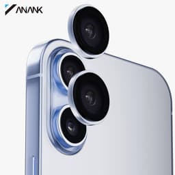 ANANK iPhone 17 - Verre blindé pour caméra arrière - 99AR+ Corning Glass, protection double lentille, bleu – Bild 1