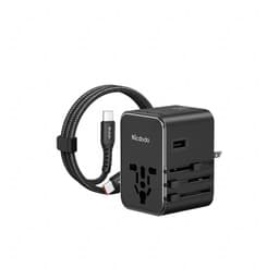 Mcdodo - Globepower 45W Universal Reiseadapter, 3 USB-C, 2 USB-A, Schwarz – Bild 3