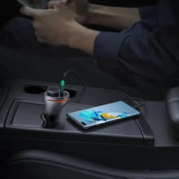 Ugreen - USB-C car charger 84W 1x USB-C + 1 x USB-A (CD204 / 60712), silver – Bild 7