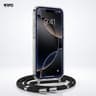 iPhone 14 Pro Max - Neck Case Transparent with Black Band