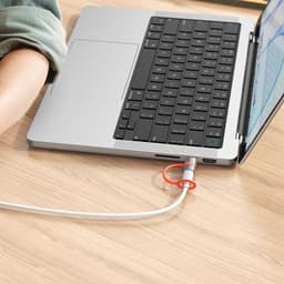 McDodo - Adaptateur Lightning vers USB-C avec languette en silicone, noir – Bild 8