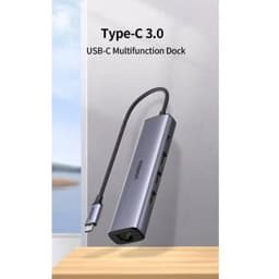Ugreen - USB-C to USB3.0 Ethernet Adapter 1000 Mbps (CM475 / 20932), gray/black – Bild 6