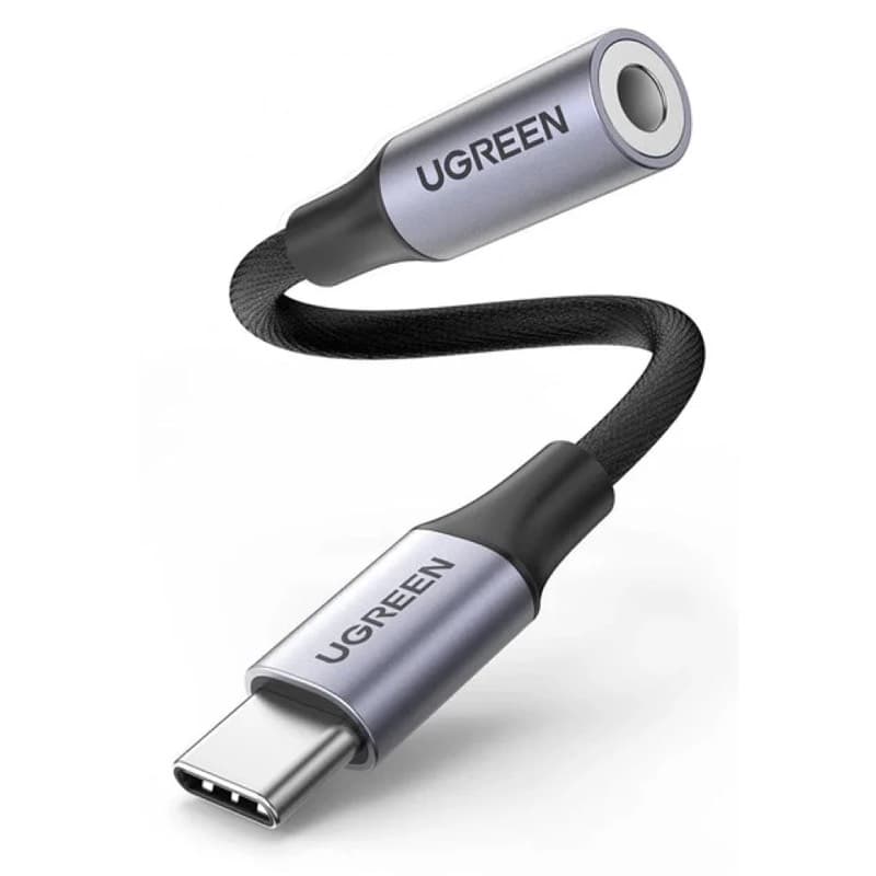 Ugreen – USB-C auf 3.5 mm DAC Kopfhöreradapter (AV161 / 80154), grau/schwarz